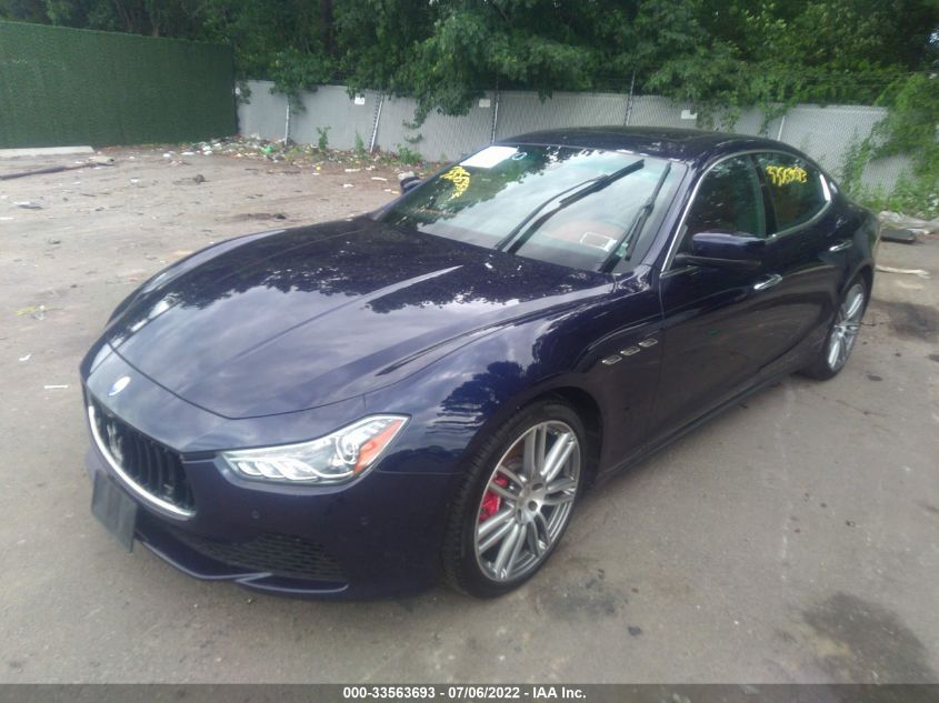 2016 MASERATI GHIBLI S Q4 ZAM57RTA0G1177335