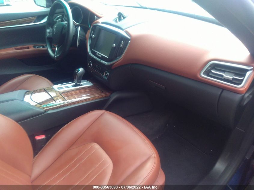 2016 MASERATI GHIBLI S Q4 ZAM57RTA0G1177335