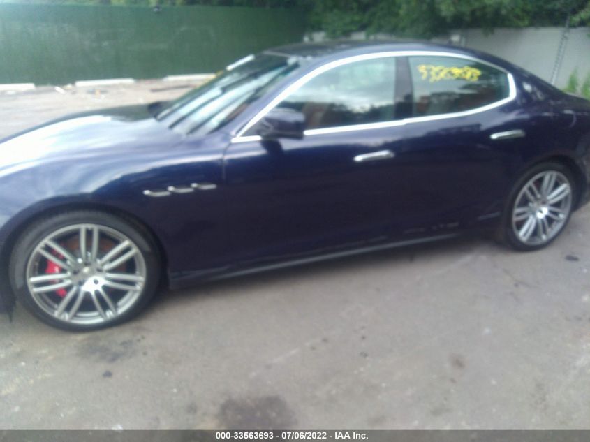2016 MASERATI GHIBLI S Q4 ZAM57RTA0G1177335