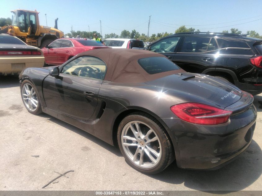 2013 PORSCHE BOXSTER WP0CA2A86DS113729
