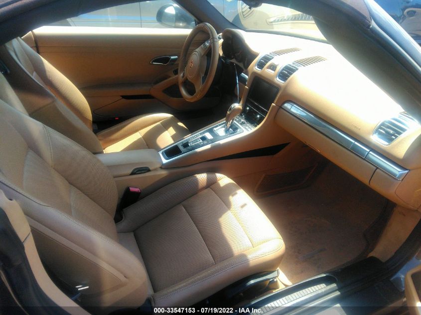 2013 PORSCHE BOXSTER WP0CA2A86DS113729