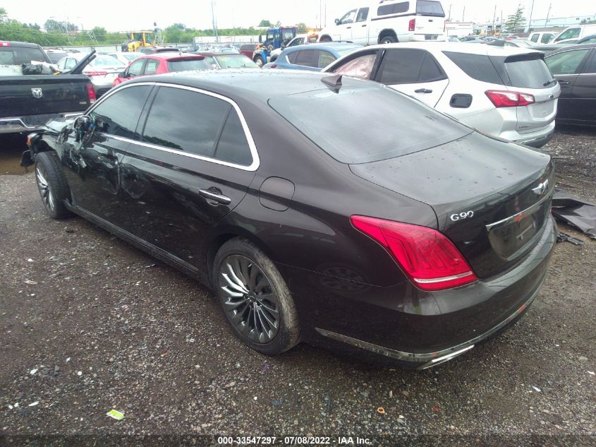 2017 GENESIS G90 ULTIMATE KMHG54JHXHU024303