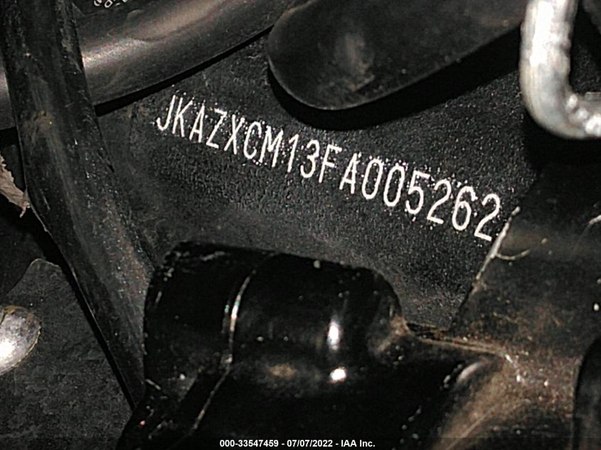 2015 KAWASAKI ZX1000 M JKAZXCM13FA005262