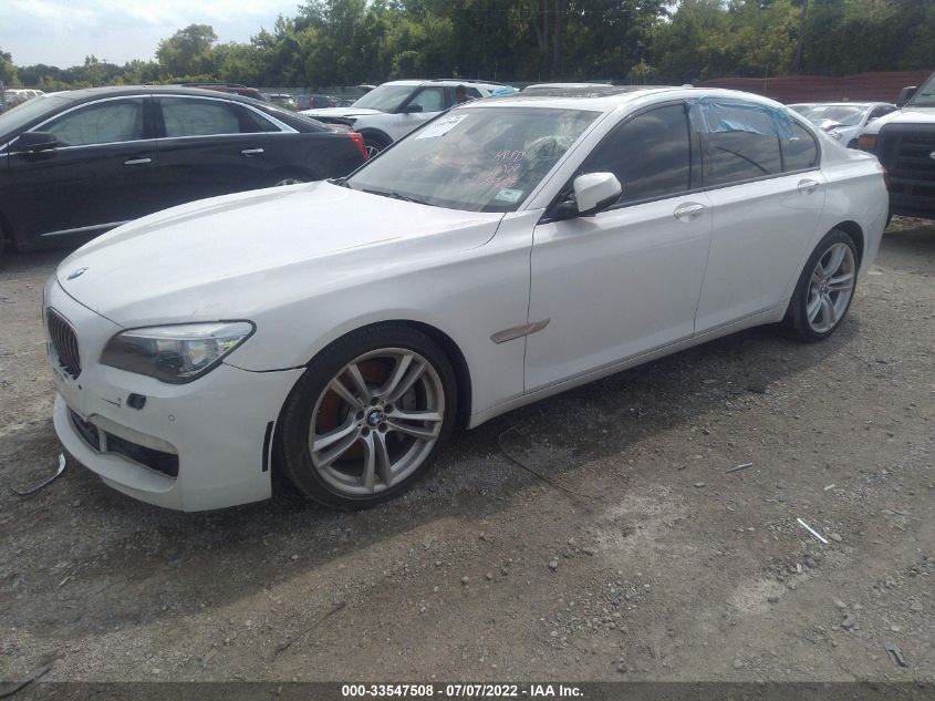 2013 BMW 7 SERIES 750I WBAYA8C55DD227685