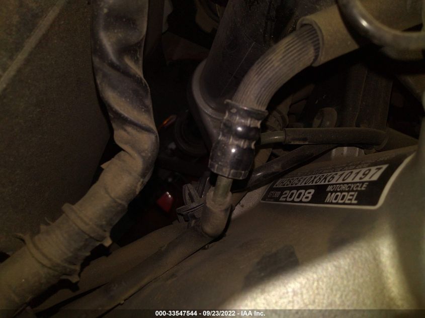 2008 HONDA ST1300 JH2SC510X8K610197