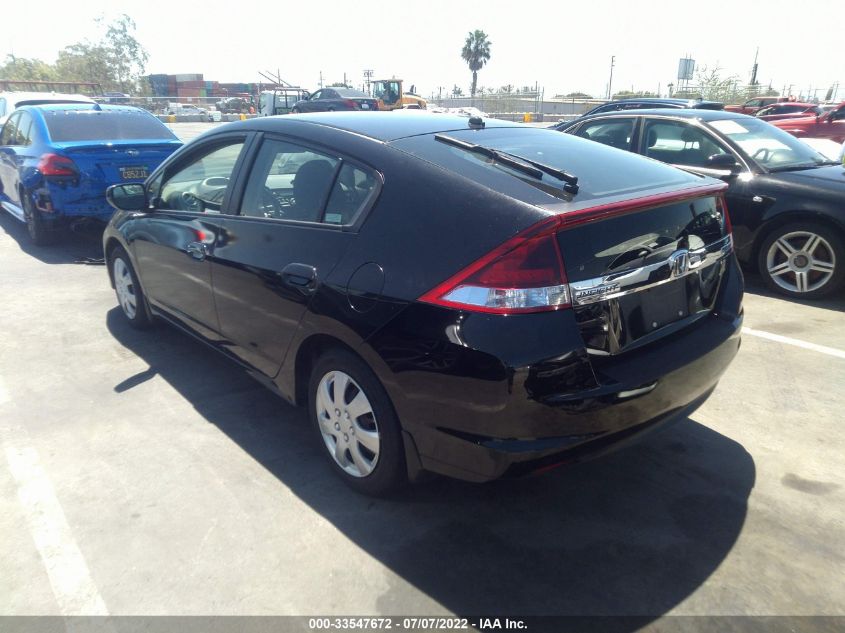 2013 HONDA INSIGHT LX JHMZE2H57DS000509