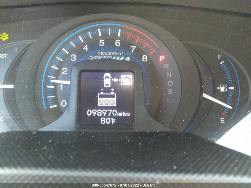 2013 HONDA INSIGHT LX JHMZE2H57DS000509