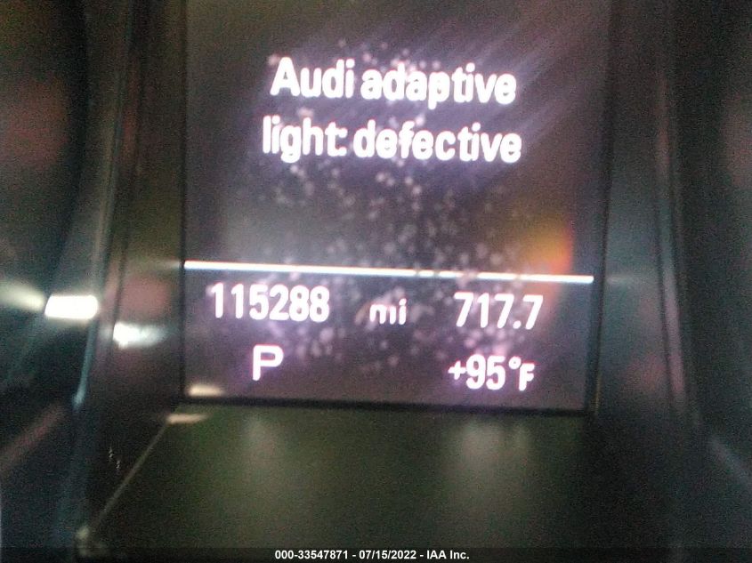 2013 AUDI A5 PRESTIGE WAUVFAFR3DA008400