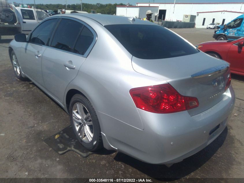 2013 INFINITI G37 SEDAN X JN1CV6AR1DM766738
