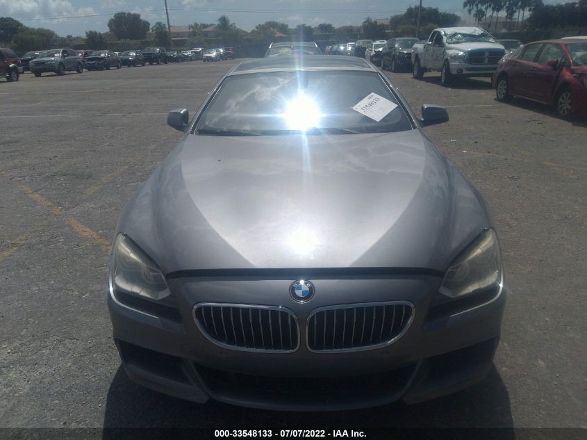 2014 BMW 6 SERIES 640I WBA6A0C57ED317821