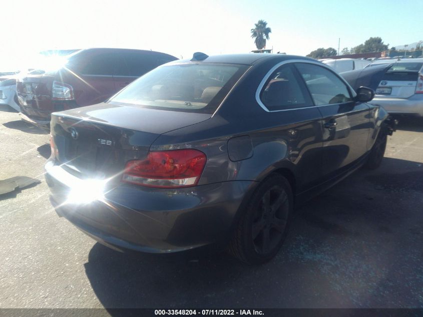 2013 BMW 1 SERIES 128I WBAUP9C51DVS95379