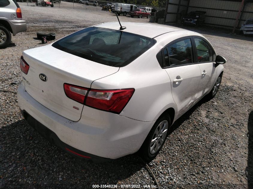 2015 KIA RIO LX KNADM4A31F6527716