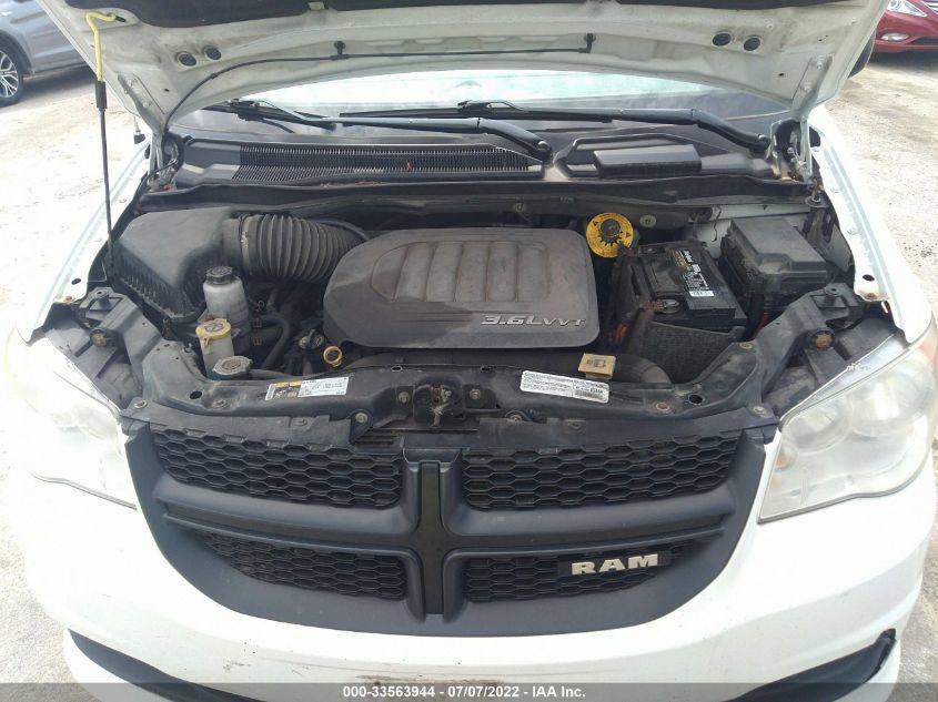 2014 RAM CARGO VAN TRADESMAN 2C4JRGAG9ER279542