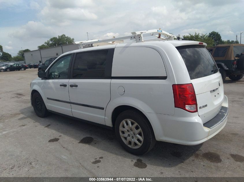 2014 RAM CARGO VAN TRADESMAN 2C4JRGAG9ER279542