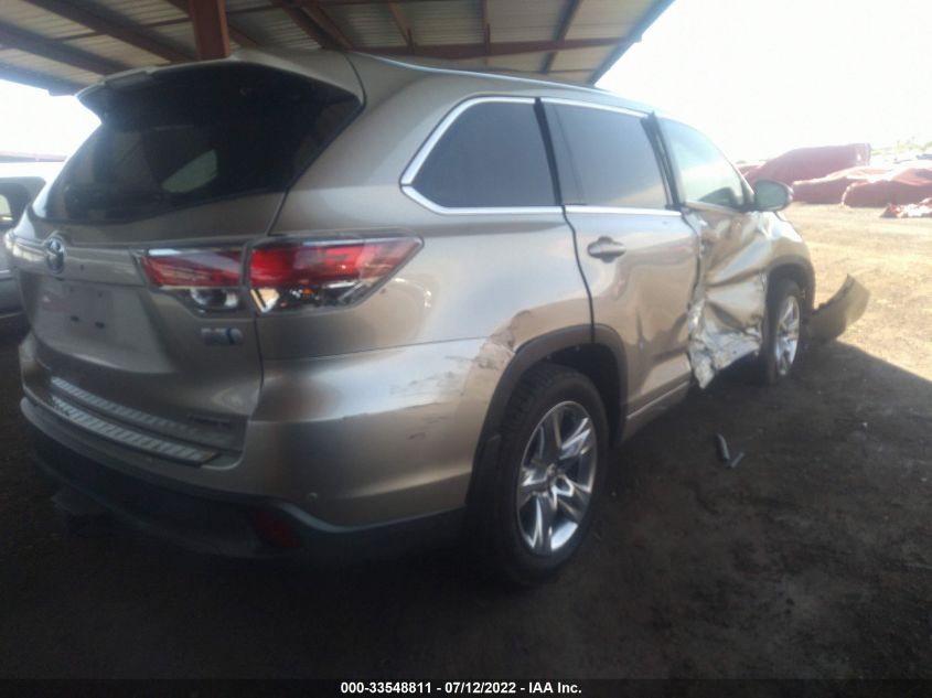 2015 TOYOTA HIGHLANDER HYBRID HYBRID LTD PLATINUM 5TDDCRFH8FS009027