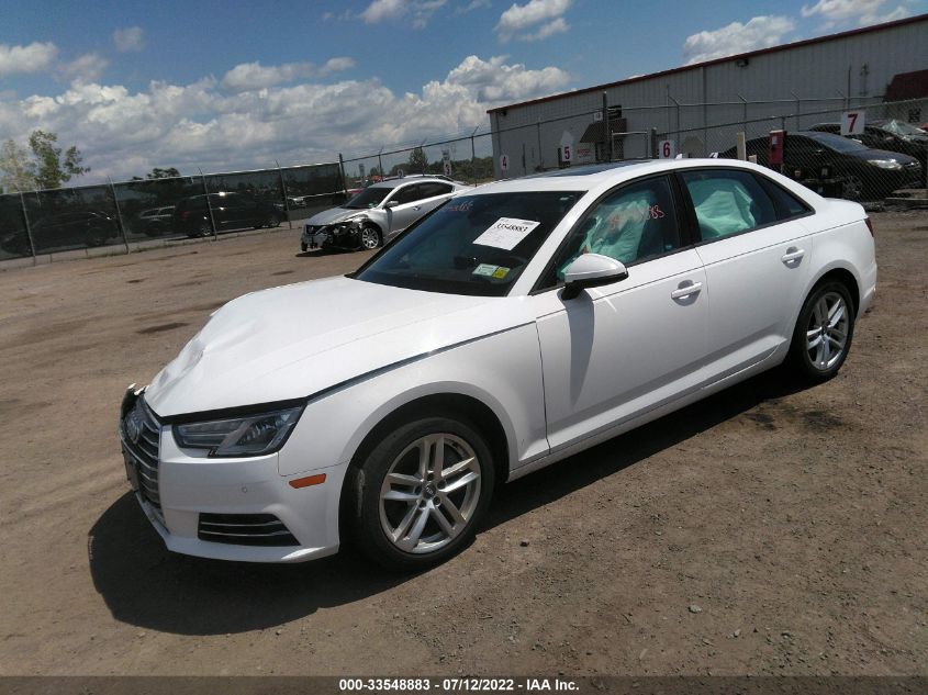 2017 AUDI A4 PREMIUM WAUANAF43HN008787