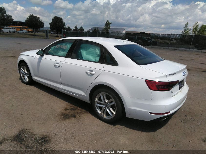 2017 AUDI A4 PREMIUM WAUANAF43HN008787