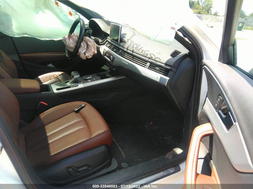 2017 AUDI A4 PREMIUM WAUANAF43HN008787
