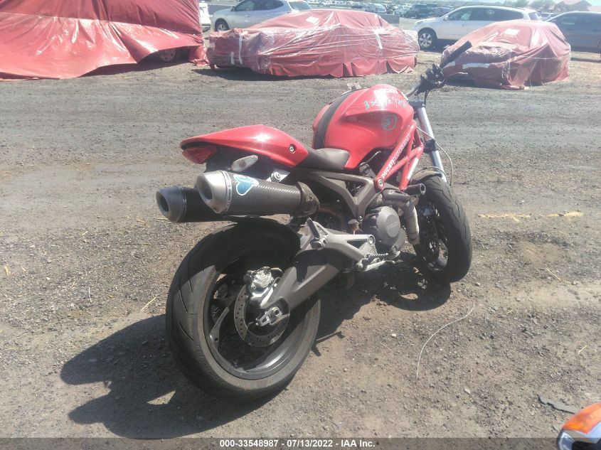 2009 DUCATI MONSTER 696 ZDM1RADN19B012993