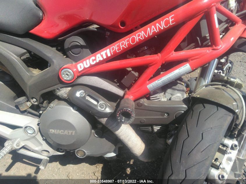 2009 DUCATI MONSTER 696 ZDM1RADN19B012993
