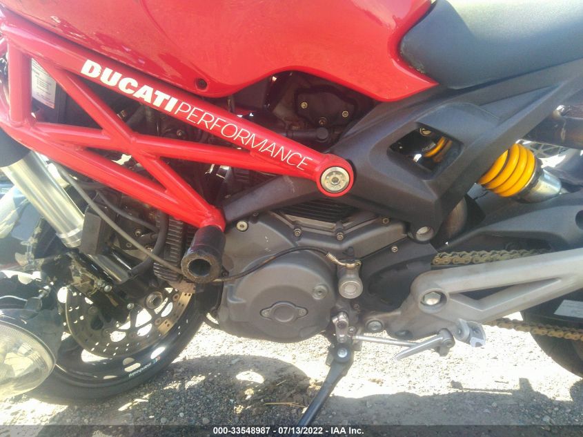 2009 DUCATI MONSTER 696 ZDM1RADN19B012993