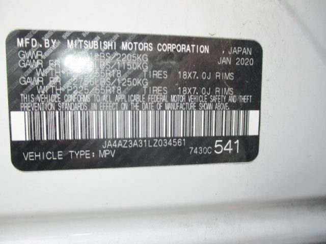 2020 MITSUBISHI OUTLANDER ES/SE/SEL/LE/SP JA4AZ3A31LZ034561