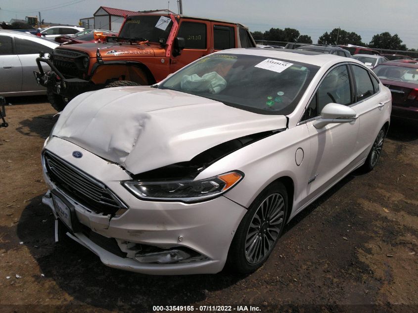 2017 FORD FUSION ENERGI TITANIUM/PLATINUM 3FA6P0SU0HR153422