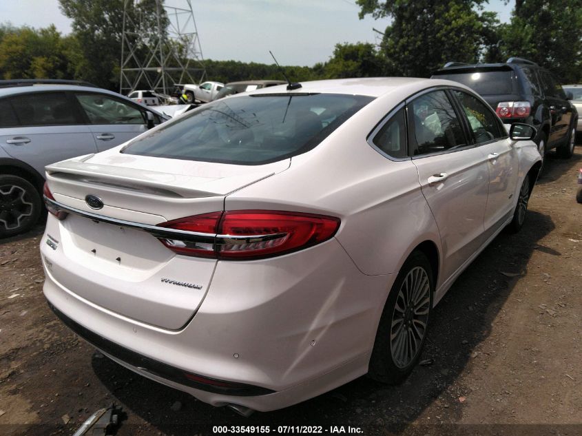 2017 FORD FUSION ENERGI TITANIUM/PLATINUM 3FA6P0SU0HR153422