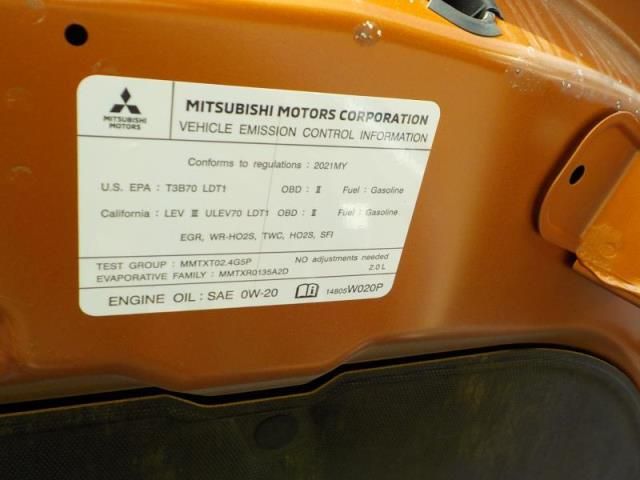 2021 MITSUBISHI OUTLANDER SPORT ES/LE/BE/S JA4APUAU1MU020596
