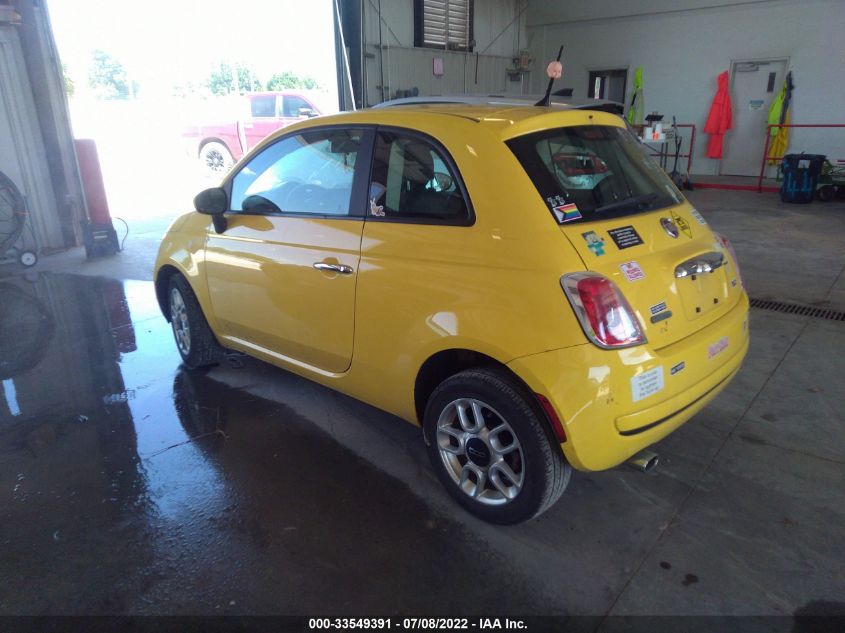 2013 FIAT 500 POP 3C3CFFAR7DT739908