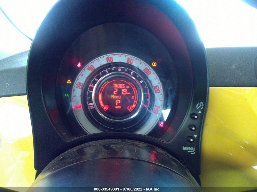 2013 FIAT 500 POP 3C3CFFAR7DT739908