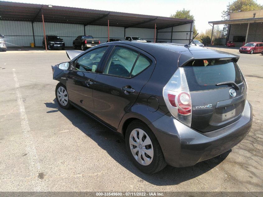 2013 TOYOTA PRIUS C ONE/TWO/THREE/FOUR JTDKDTB33D1042667