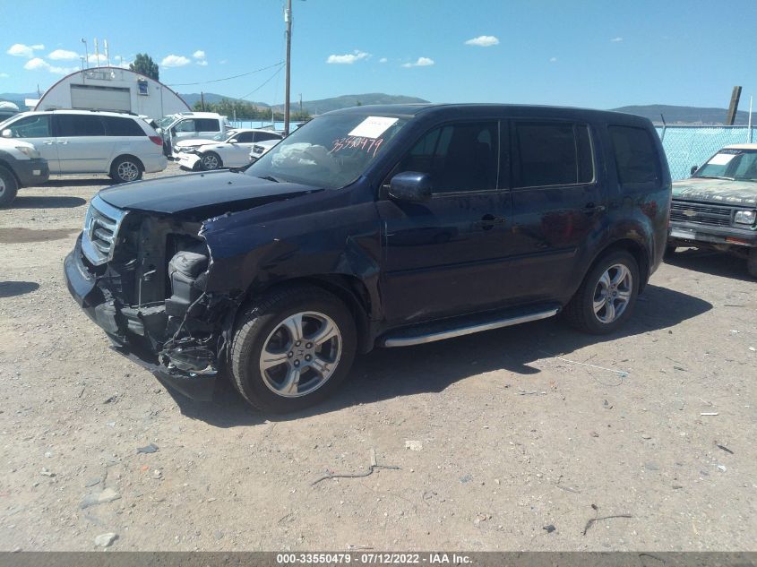 2013 HONDA PILOT EX-L - 5FNYF3H54DB021458