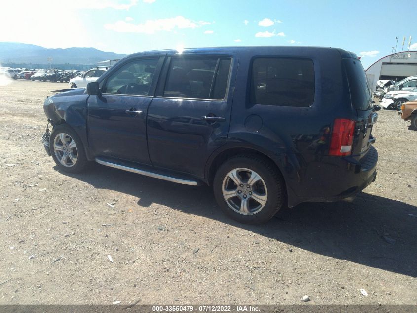 2013 HONDA PILOT EX-L - 5FNYF3H54DB021458
