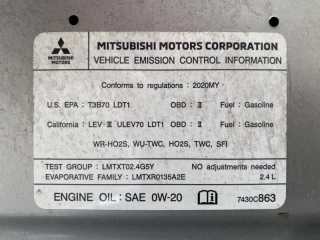 2020 MITSUBISHI OUTLANDER SE/SEL/LE/SP JA4AD3A30LJ000690