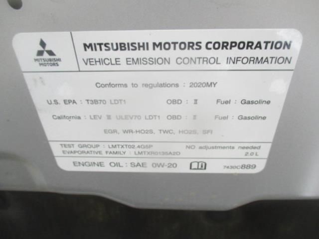 2020 MITSUBISHI OUTLANDER SPORT ES 2.0/SE 2.0 JA4AR3AUXLU018994