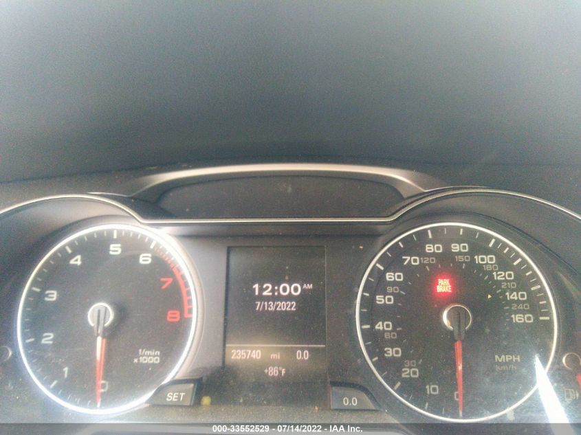 2013 AUDI A4 PRESTIGE WAUJFAFLXDN035807