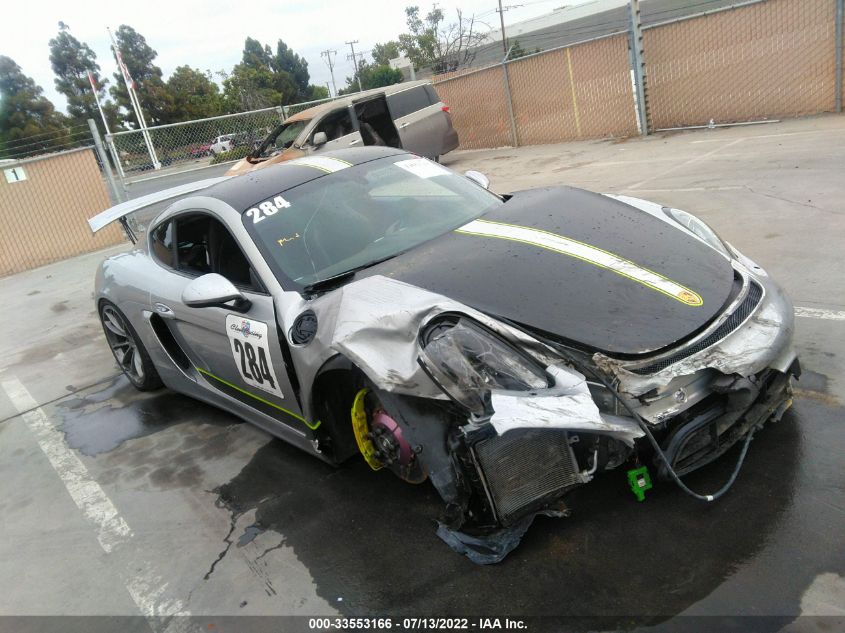 2016 PORSCHE CAYMAN GT4 WP0AC2A84GK192095