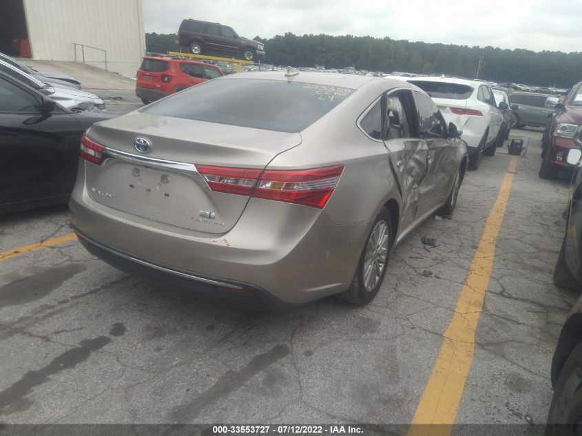 2014 TOYOTA AVALON HYBRID LIMITED/XLE TOURING 4T1BD1EB5EU033536