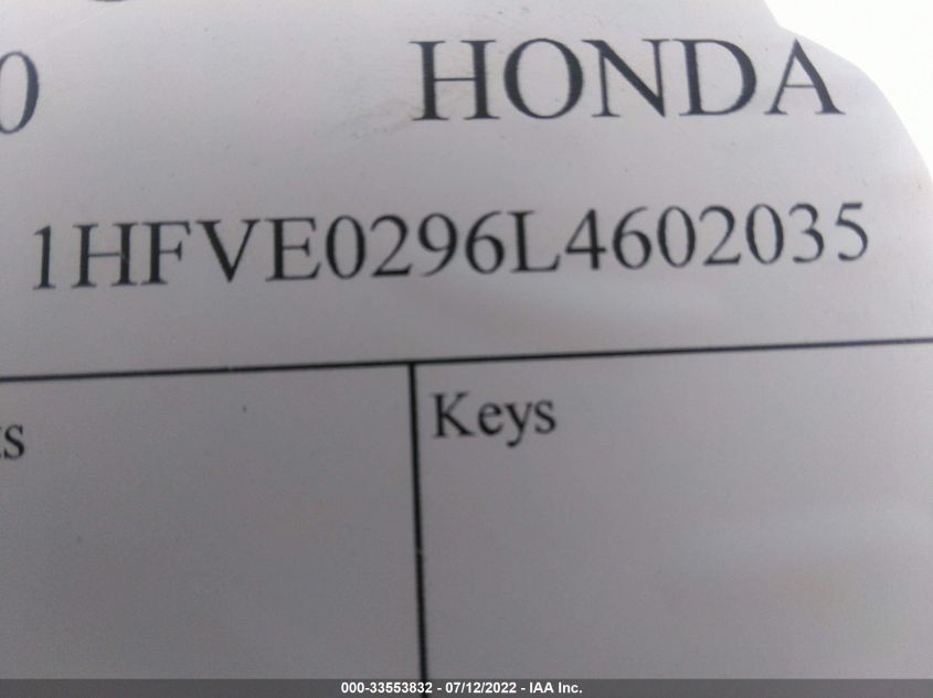 2020 HONDA SXS700 M2 1HFVE0296L4602035
