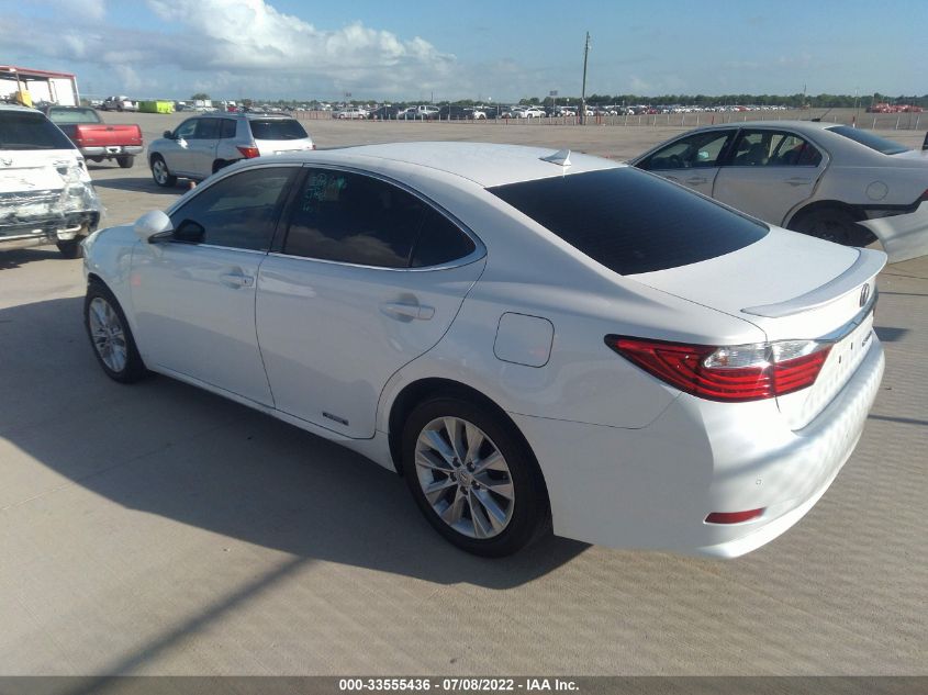 2014 LEXUS ES 300H HYBRID JTHBW1GG5E2040567