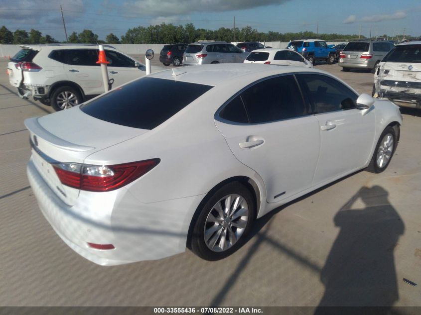 2014 LEXUS ES 300H HYBRID JTHBW1GG5E2040567