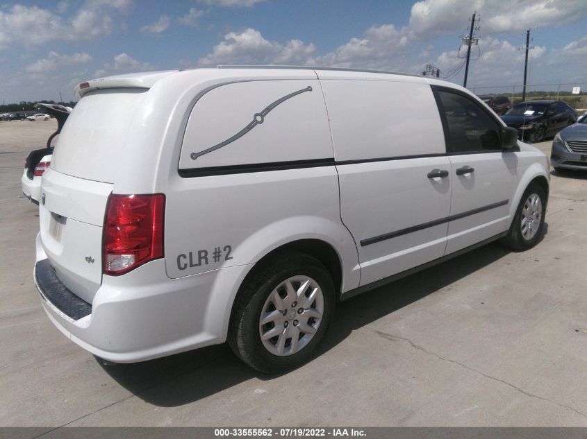 2014 RAM CARGO VAN TRADESMAN 2C4RRGAG9ER470235