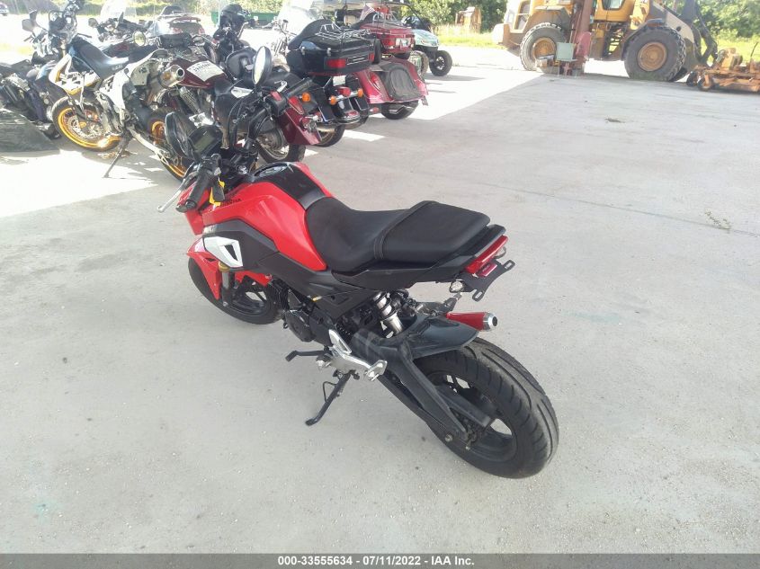 2020 HONDA GROM 125 MLHJC7513L5202115