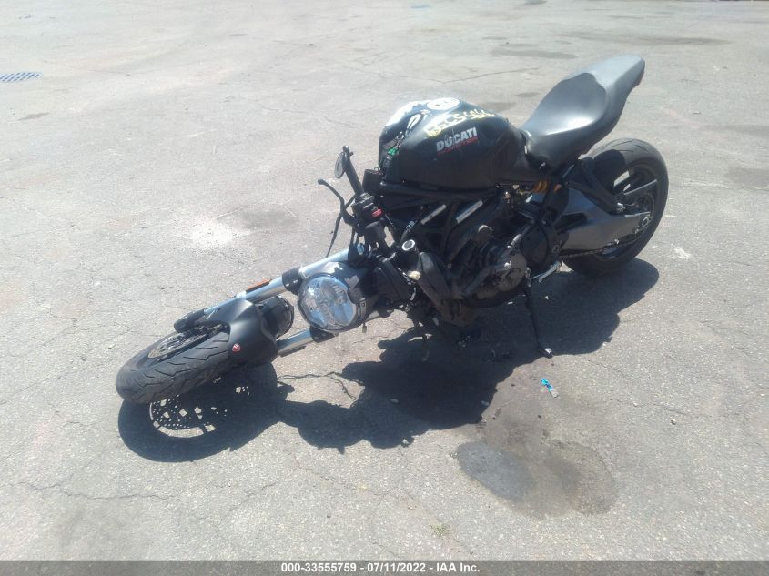 2019 DUCATI MONSTER 821 ZDMMACLS1KB005247