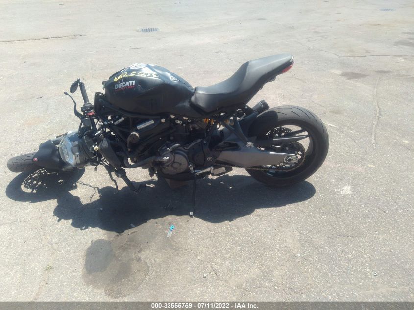 2019 DUCATI MONSTER 821 ZDMMACLS1KB005247