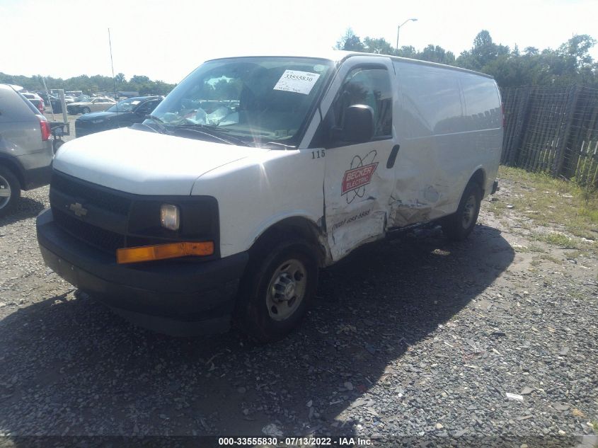 2017 CHEVROLET EXPRESS CARGO VAN 1GCZGGFG1H1187707