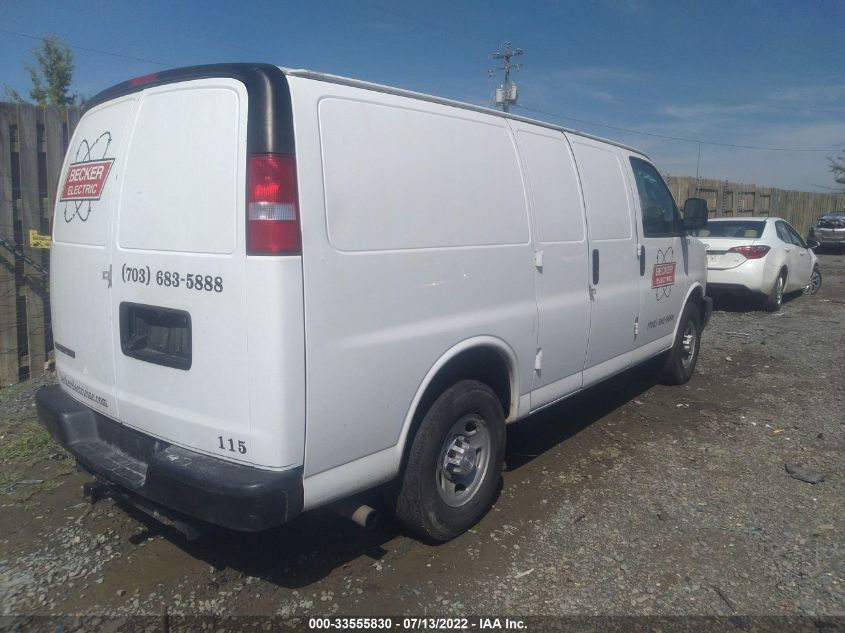 2017 CHEVROLET EXPRESS CARGO VAN 1GCZGGFG1H1187707