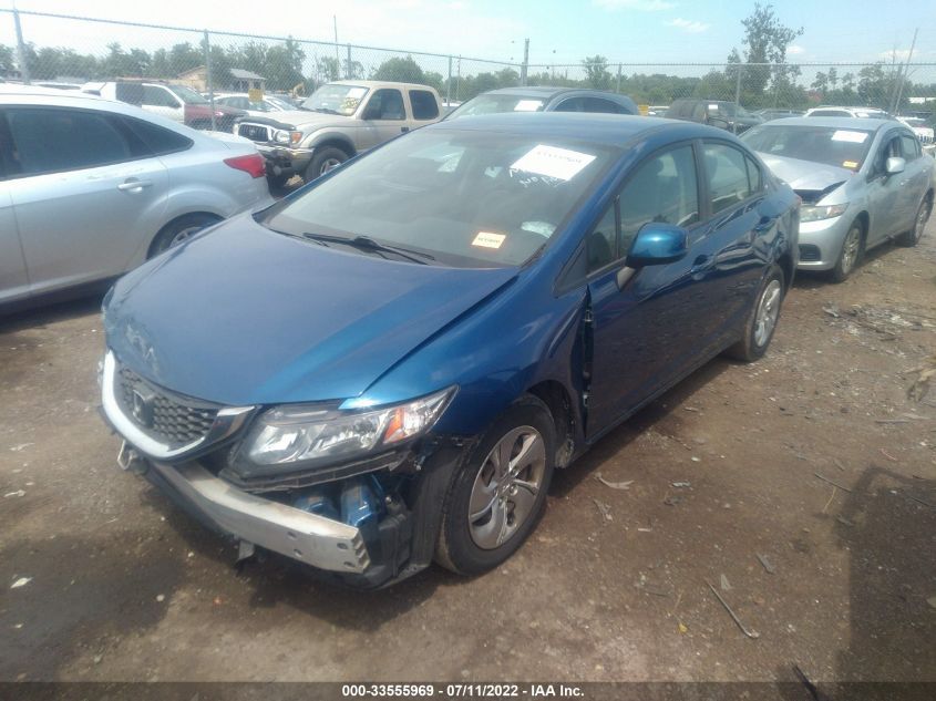 2013 HONDA CIVIC SDN LX 19XFB2F51DE052236