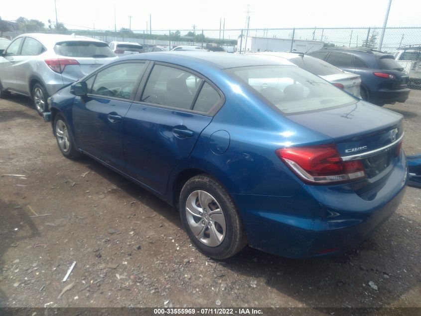 2013 HONDA CIVIC SDN LX 19XFB2F51DE052236